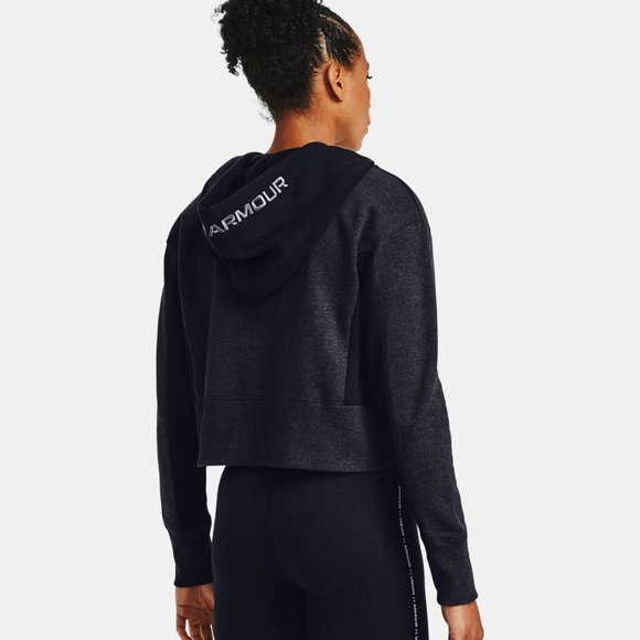 Under Armour Cropped Fleece Hoodie - Picture 2 of 10